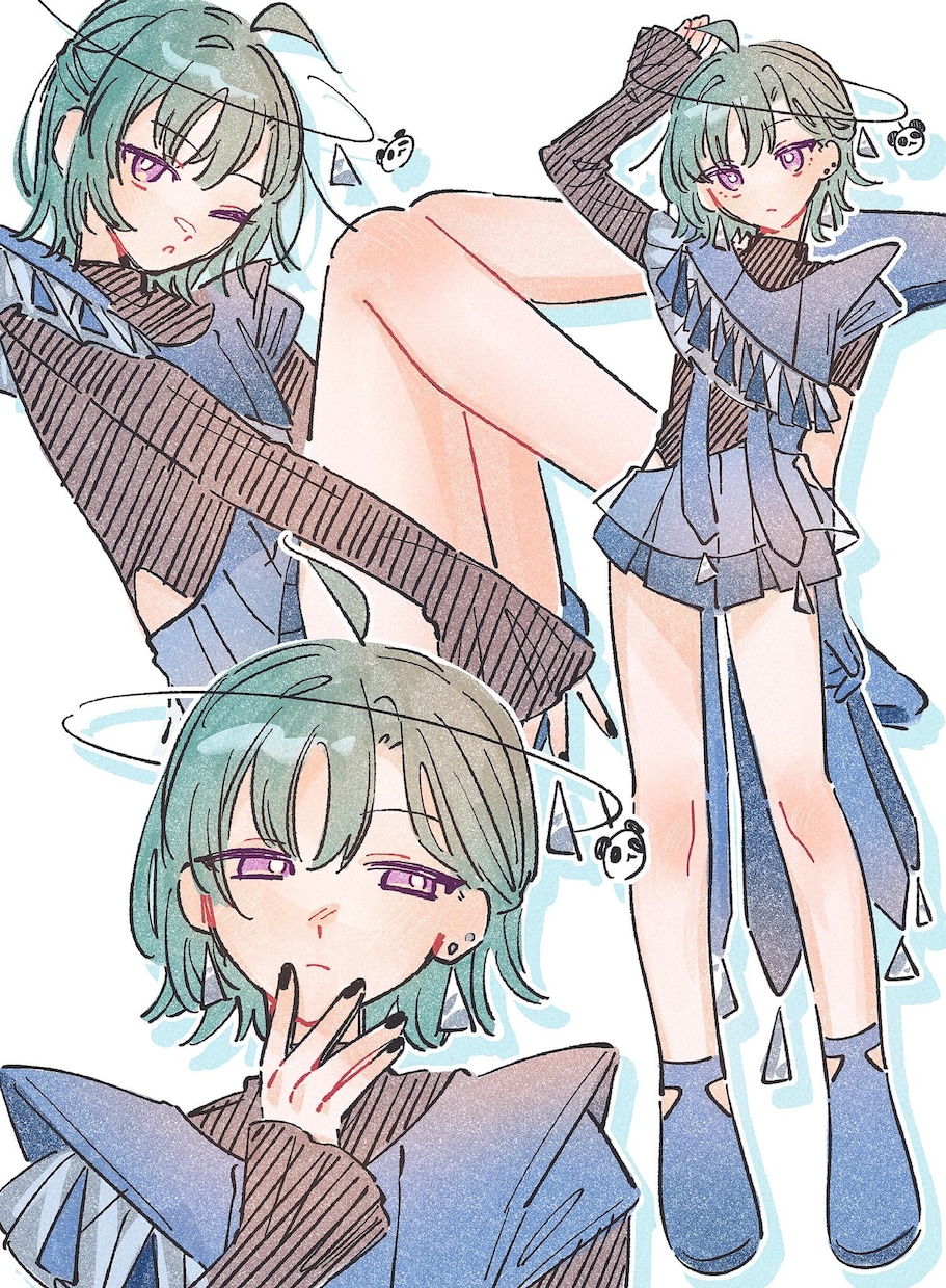 かわいいアイコン、ヘッダー描きます ふわふわで明るい見た人を癒せるような絵を描きます！ イメージ10