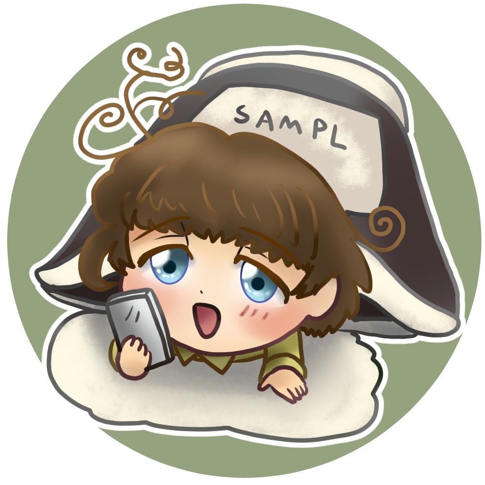 ライブ配信用のアイコンを描きます かわいいキャラクターを是非どうぞ！ イメージ1