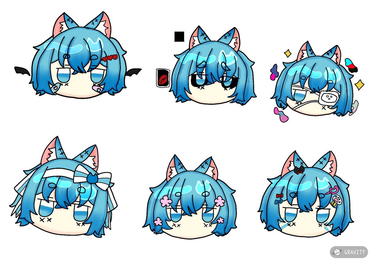 ミニキャライラストを描きます あなた好みなミニキャラを一緒に作りませんか？ イメージ2