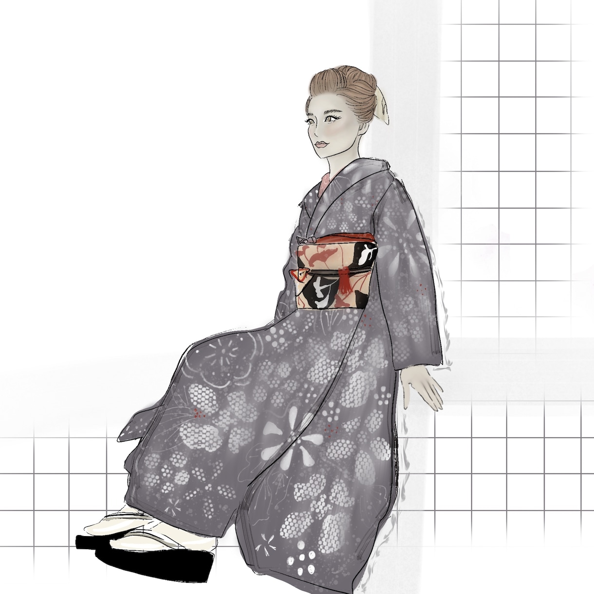 オシャレで '海外風' 似顔絵イラストを描きます / 少しラフ感のあるLA顔、スタイルにして欲しい方に。 イメージ2