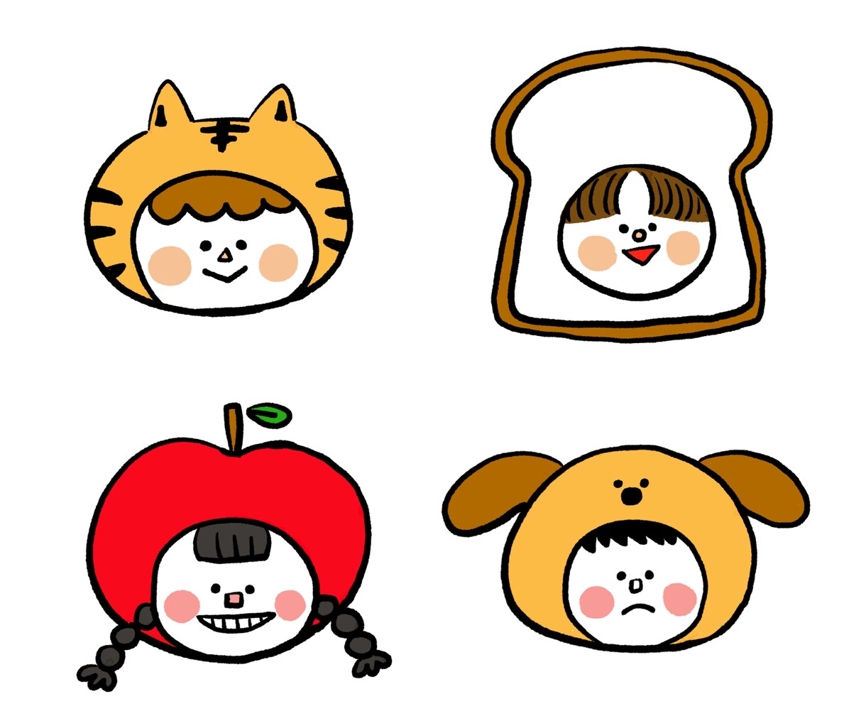 好きをかぶりたい！ゆるイラスト描きます 好きをかぶって、気分はるんるん♪ イメージ5