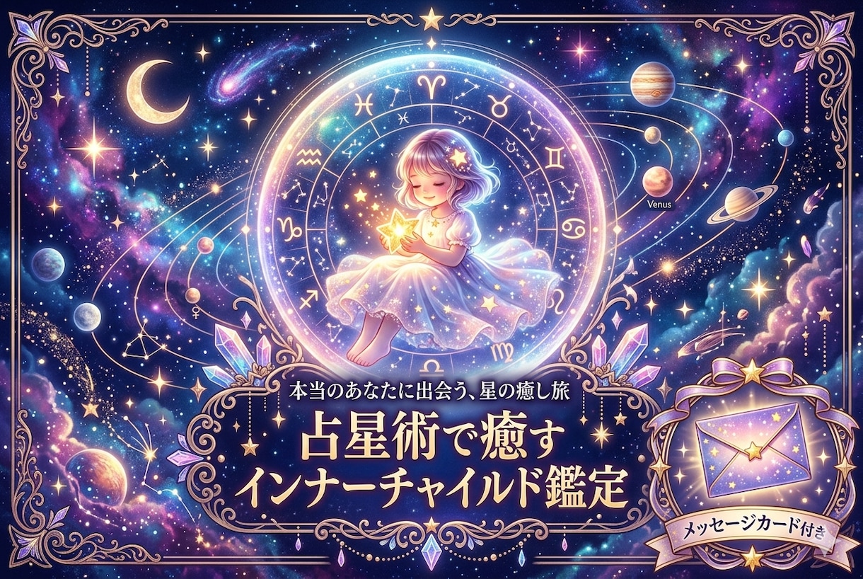 インナーチャイルド鑑定で恋愛パターンを読み解きます 幼少期の記憶☆一緒に癒していきましょう(メッセージカード付) イメージ1