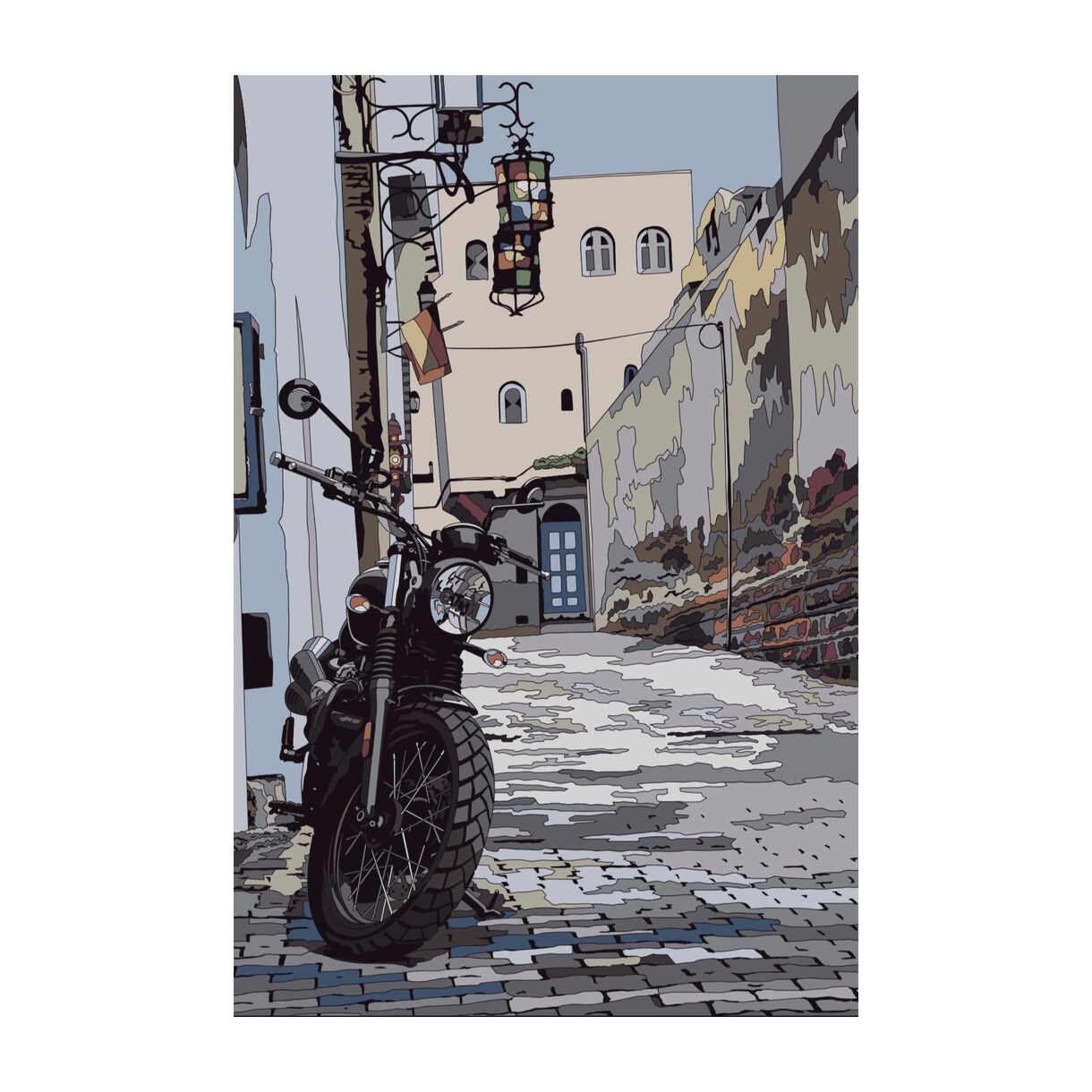あなたの愛車バイク、思い出の風景をイラストにします 思い出を絵にして飾ってみませんか。額装サービスも承ります。 イメージ5