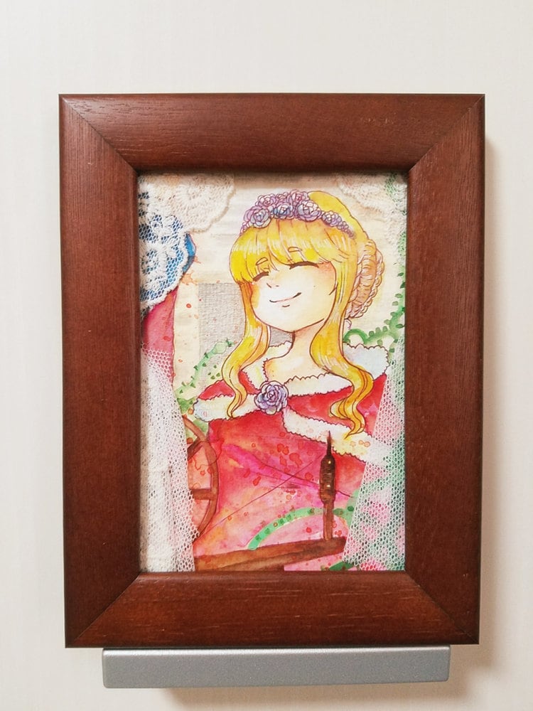 郵送配送対応！水彩原画お届けします 透明水彩のイラストを実際に手にとって見ませんか？ イメージ4