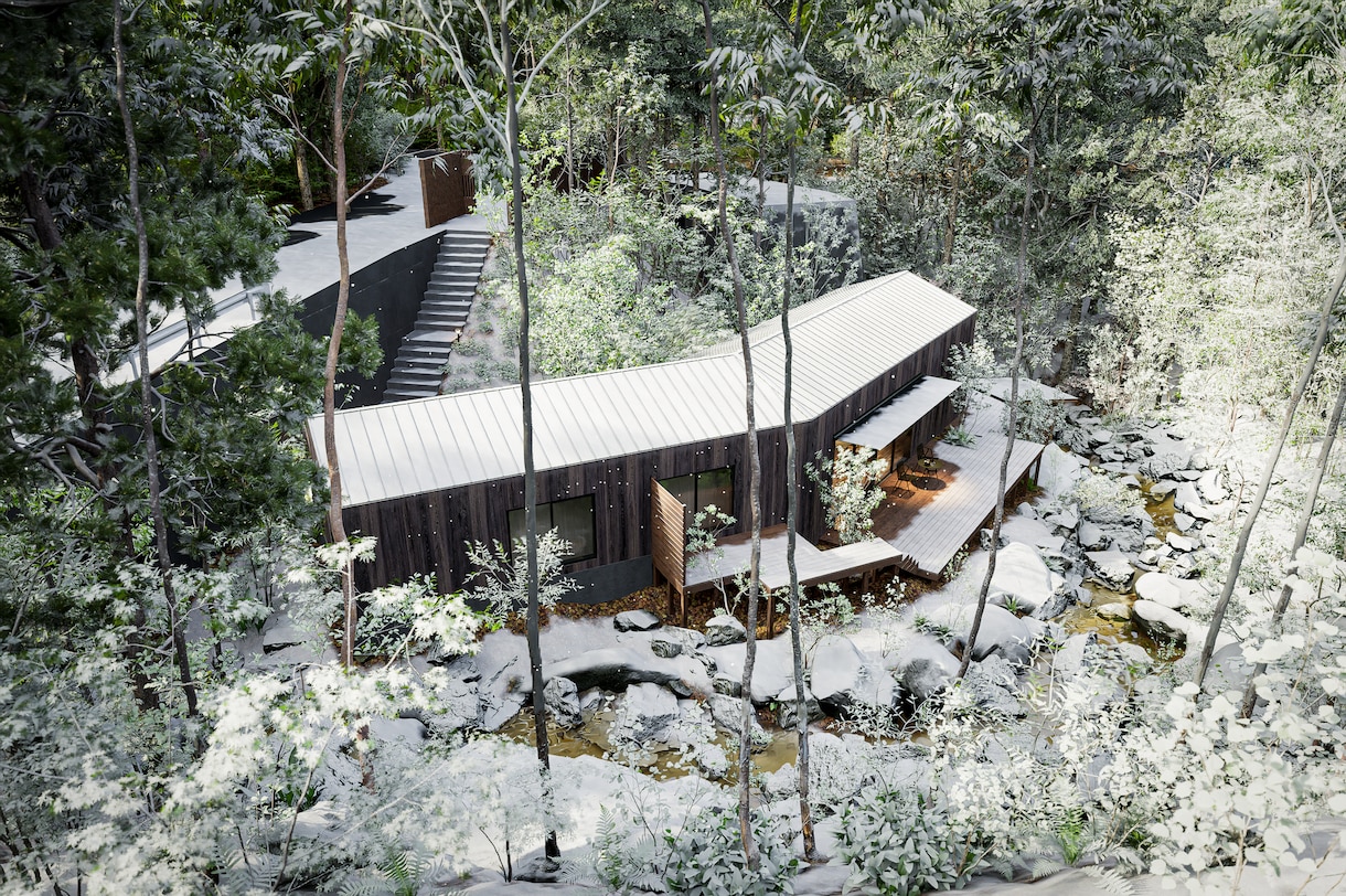 住宅地・リゾート・商業施設の鳥瞰パースを制作します 建築・開発プロジェクトの鳥瞰・俯瞰CGパースを制作します イメージ12