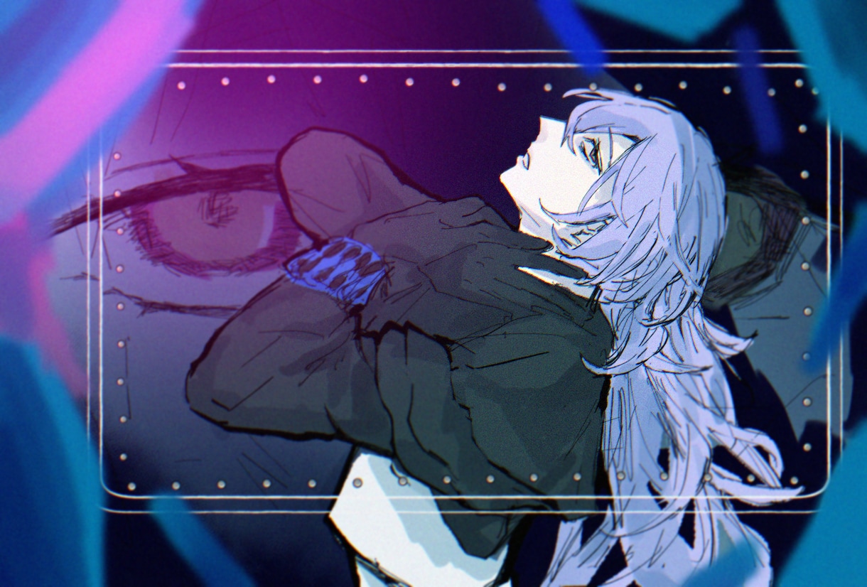 サムネイルや歌みたアイコンなど、様々な分野描きます 目を引くダークな雰囲気のイラスト描きます。 イメージ2