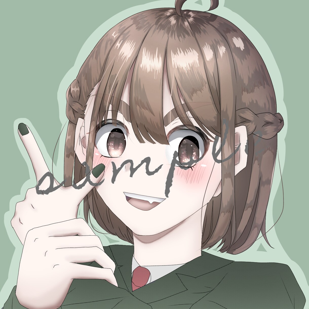 SNS用アイコンや夢絵,歌ってみた等の絵を描きます 最安値でこだわる＆ランダム作成で楽しめる！最短2日で完成！！ イメージ7