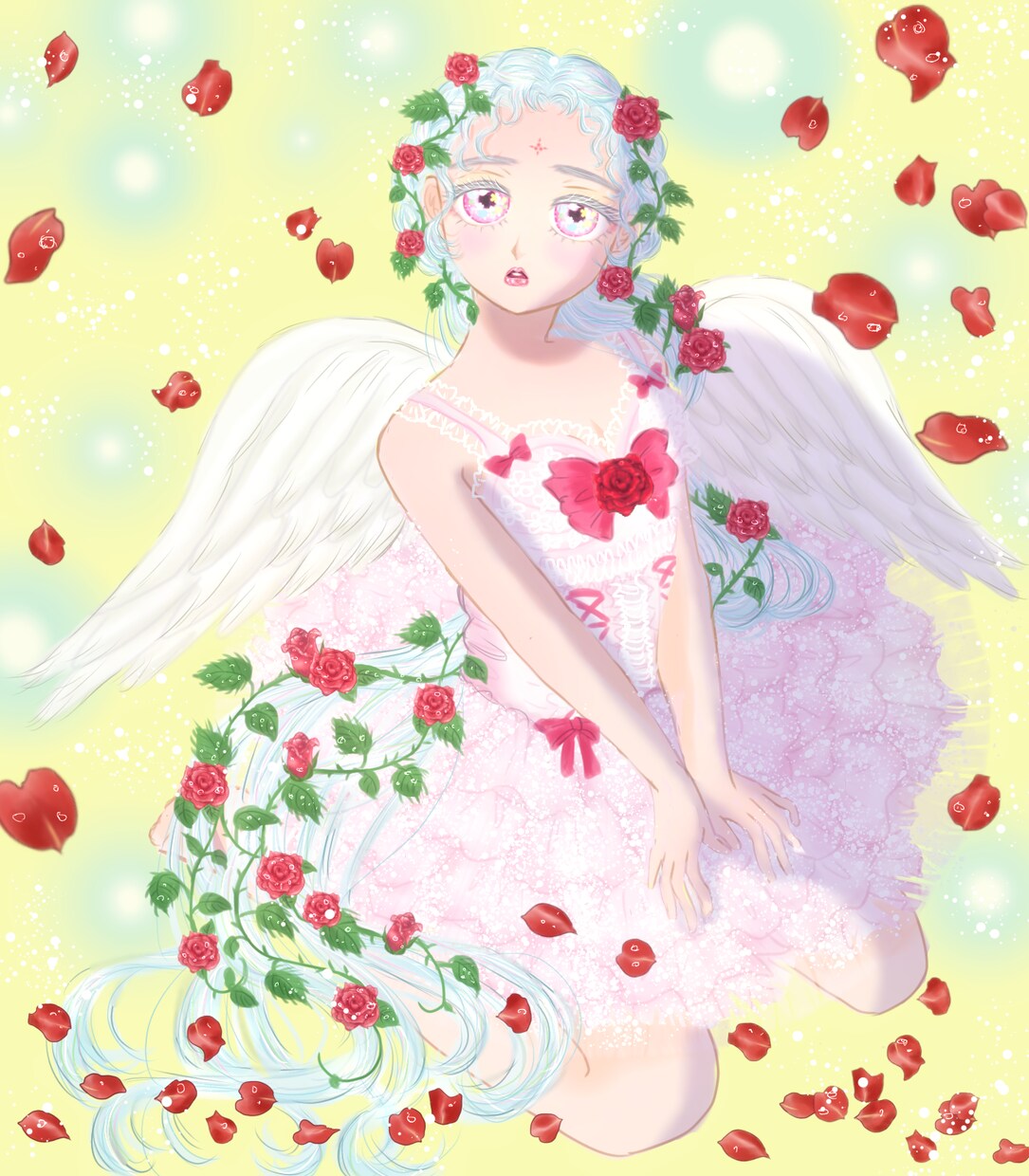 可愛くて綺麗なイラスト描きます 癒しを得られるイラストやお祝いイラストを制作します。 イメージ8