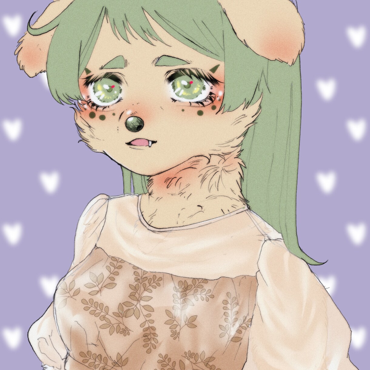 獣人のSNSアイコンを制作します オリジナルの獣人のSNSアイコン描かせて頂きます イメージ3