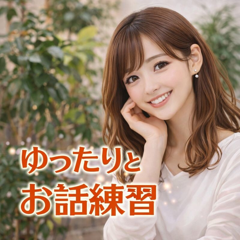 会話での不安・緊張をゆるめる時間にします ゆったりとお話練習♡相手に好かれる会話上手に＾＾♪ イメージ8