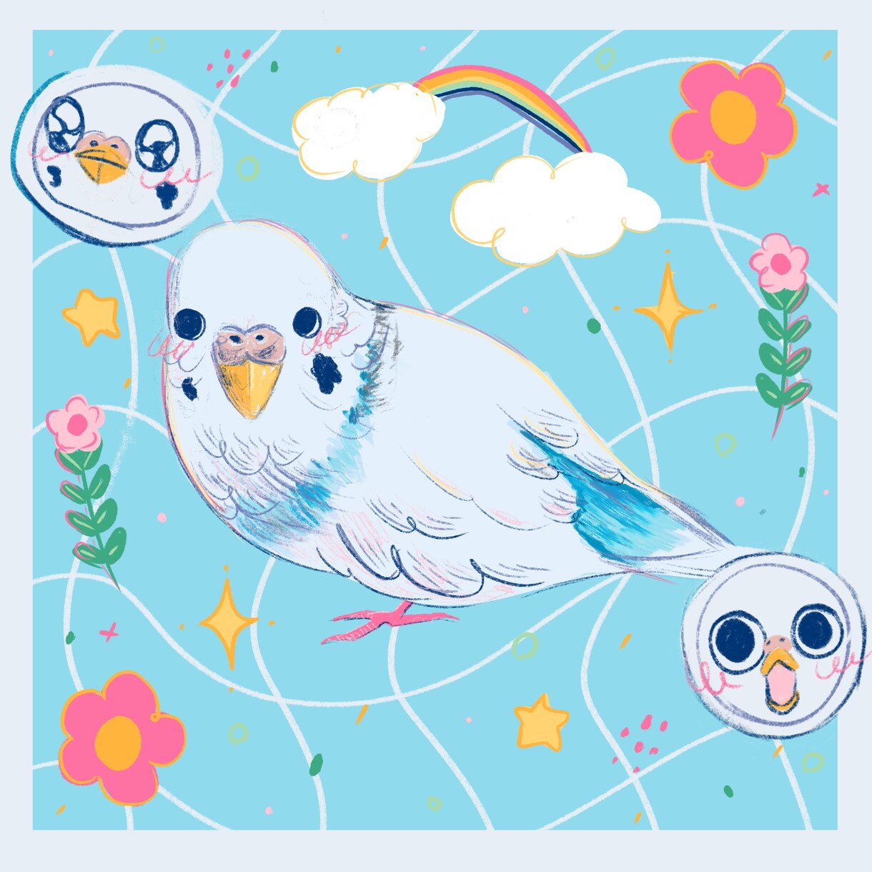 うちの子を、絵本の世界に！ポップに描きます 絵本のようなやさしいタッチ。アイコン・プレゼントなどに！ イメージ3