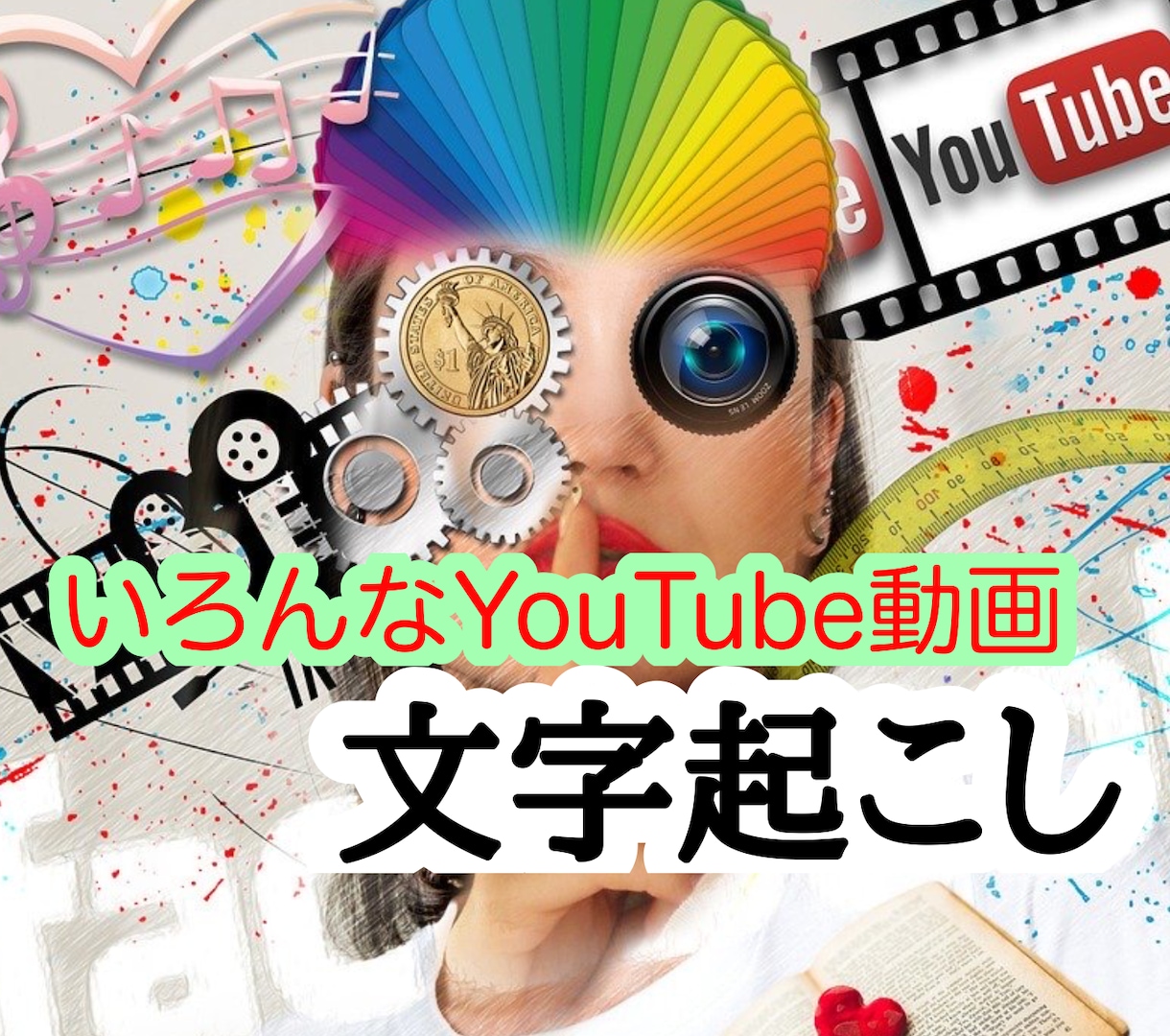 YouTube動画の【文字起こし】を代行します 1分200円【URLだけ】ユーチューブを文章にします。 イメージ2