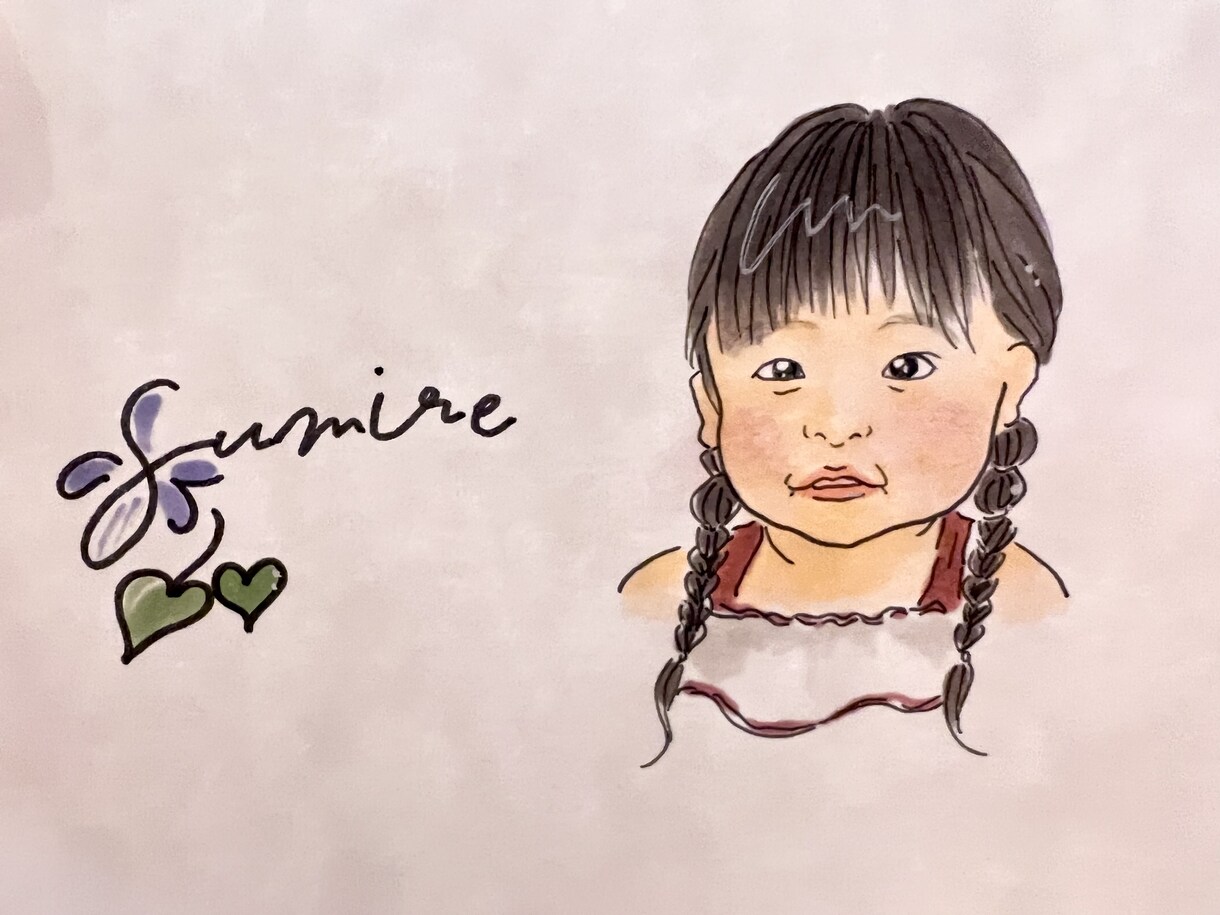 シンプルめの似顔絵描きます プレゼントやお祝いに似顔絵も添えてみませんか？ イメージ8
