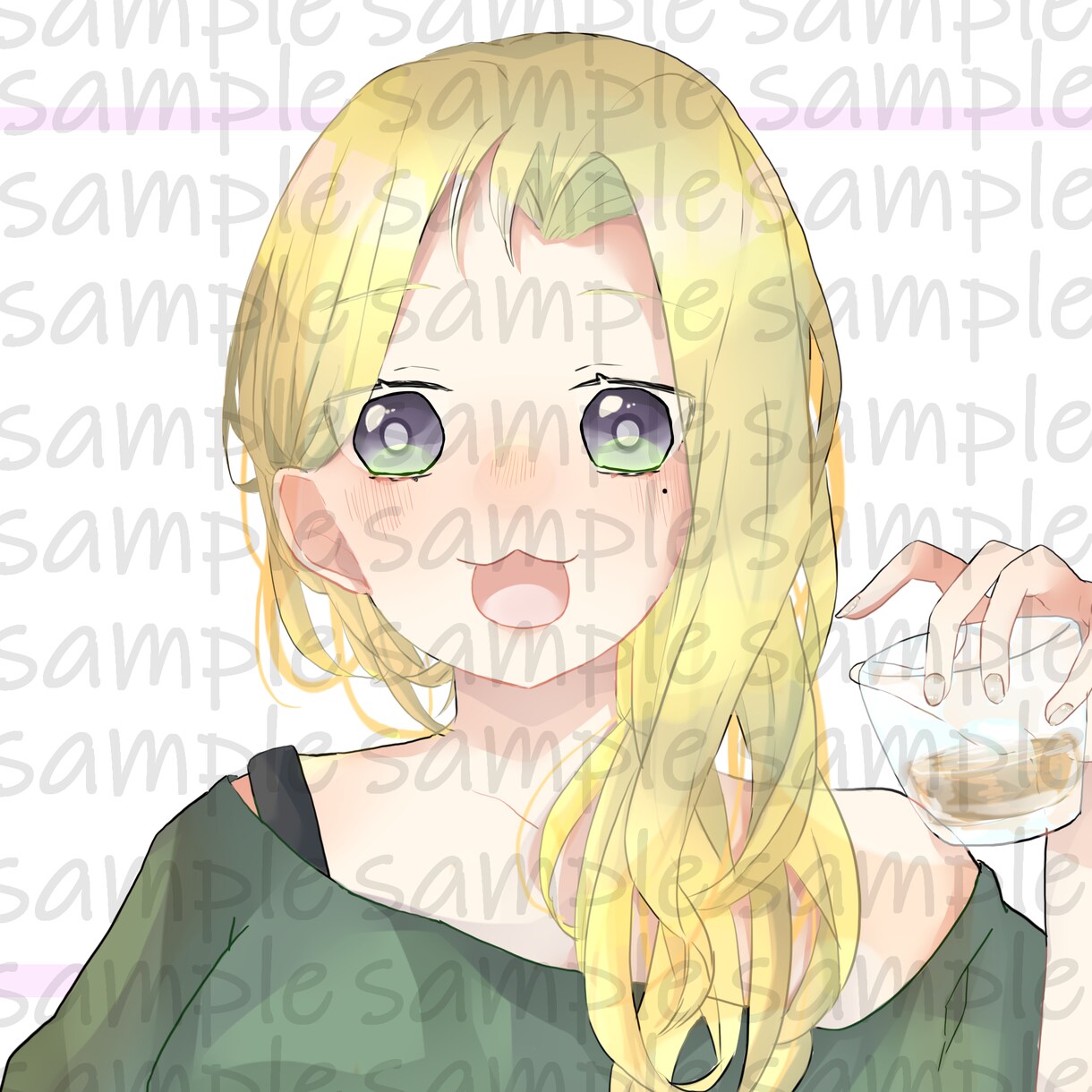 可愛いオリジナルアイコン、ヘッダー描きます 等身、デフォルメどちらでもお受けさせていただきます！ イメージ2