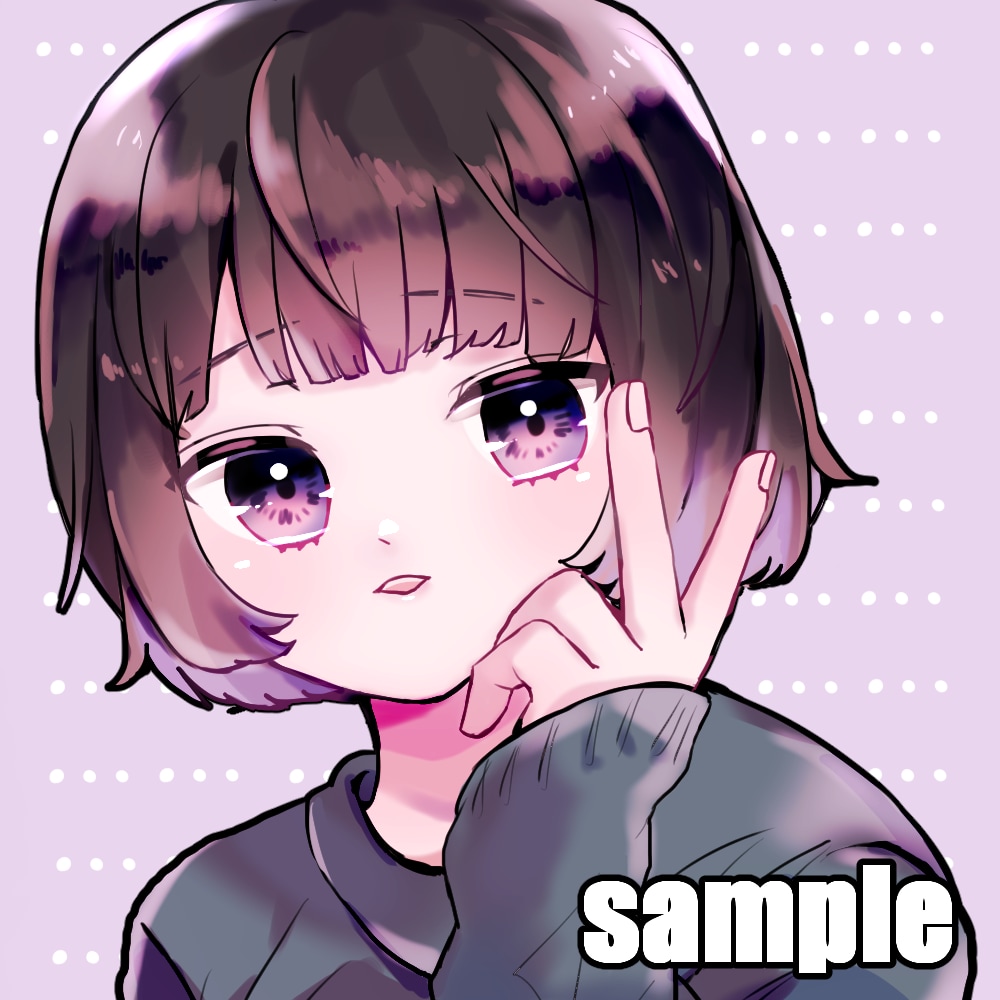SNSアイコン、個人観賞イラストなど制作いたします SNS、配信活動、プレゼントや観賞用に！ イメージ3