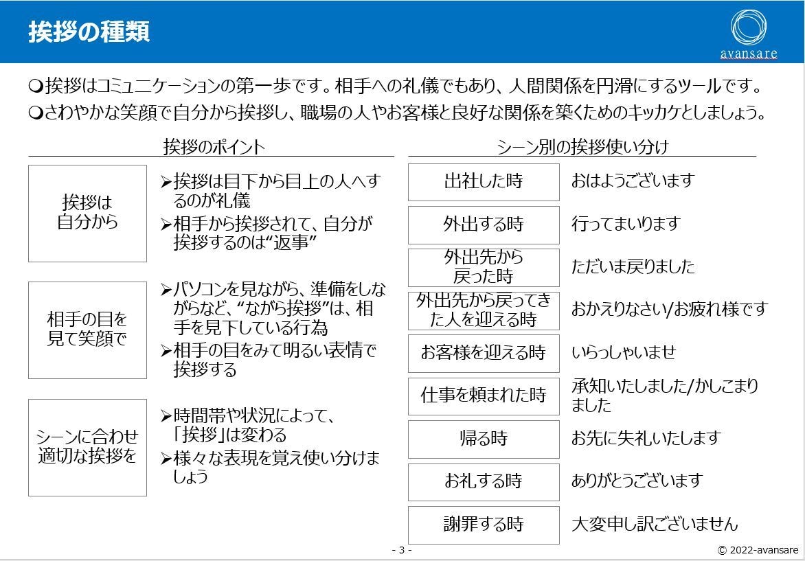 新人研修「挨拶・お辞儀のマナー研修」教材提供します そのままでも使えるパワーポイントデータです イメージ5