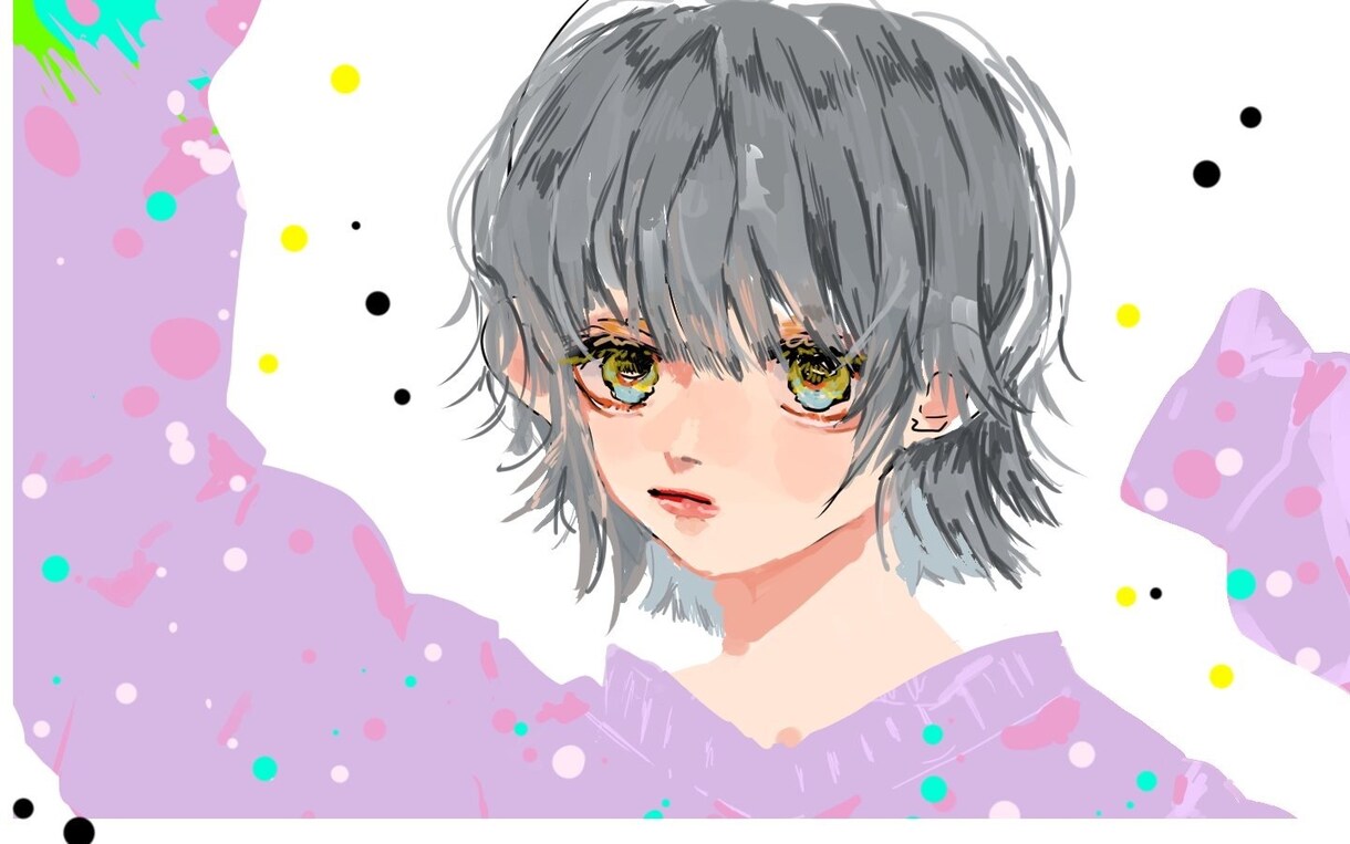 SNSで使えるアイコン描きます 様々な絵柄、バストアップから全身絵まで イメージ3