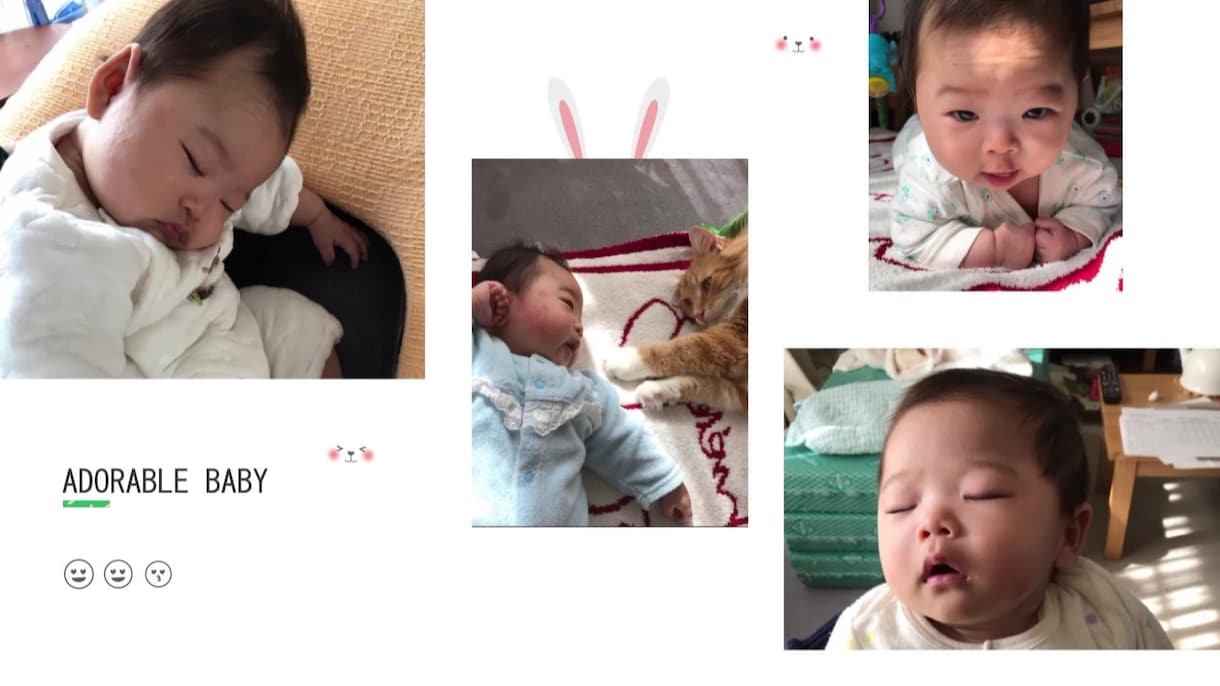 我が子を描いたフォトムービーを世界に一つ作ります 【永久保存】我が子の懐かしい時を思い出すワクワクムービー！ イメージ5