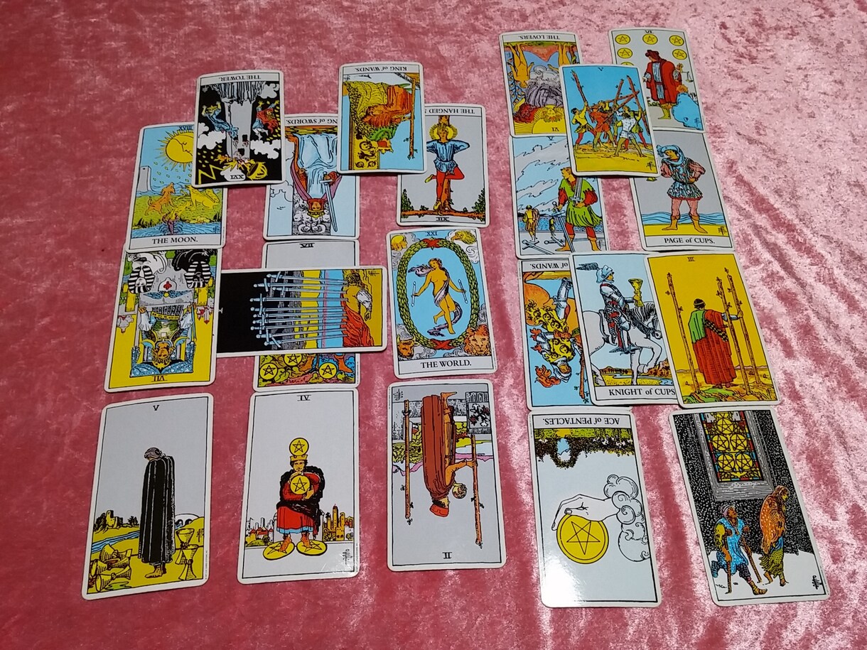 ウェイト版タロットを分かりやすくレッスンします 全くはじめての方から初級、中級さん、楽しく丁寧に教えます♪ イメージ1