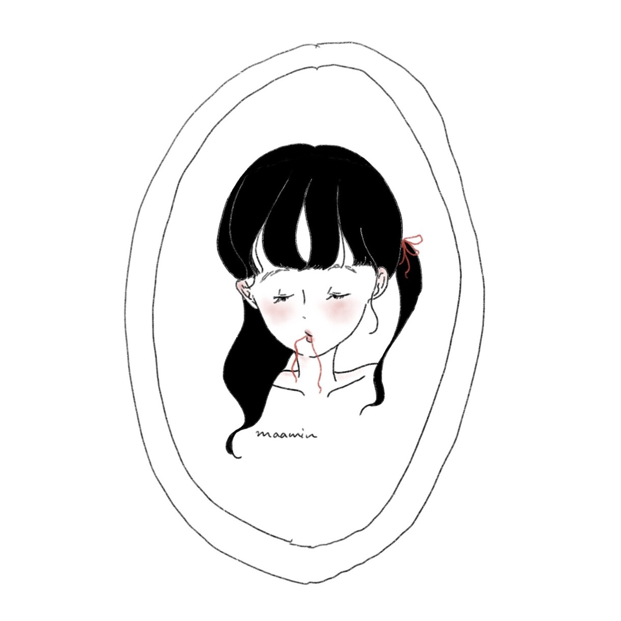 優しくも 愛おしいあなた専用の彼女を描きます 好みの女の子や あなたのフェチを 盛り込んじゃいます イメージ2