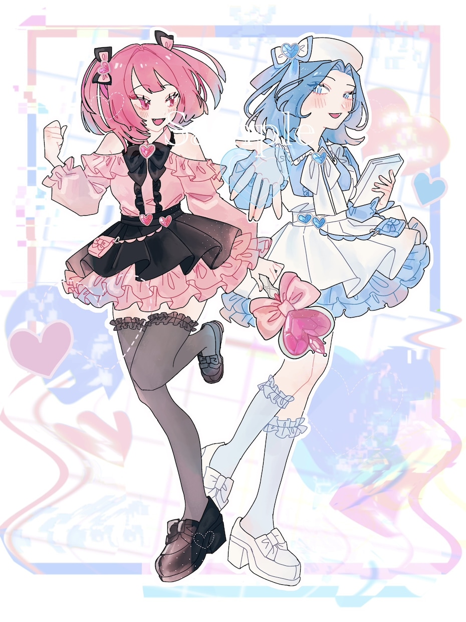 格安で地雷系やストリート系のイラスト描きます 初めての方も大歓迎！アイコンからキャラデザまで丁寧に対応 イメージ2