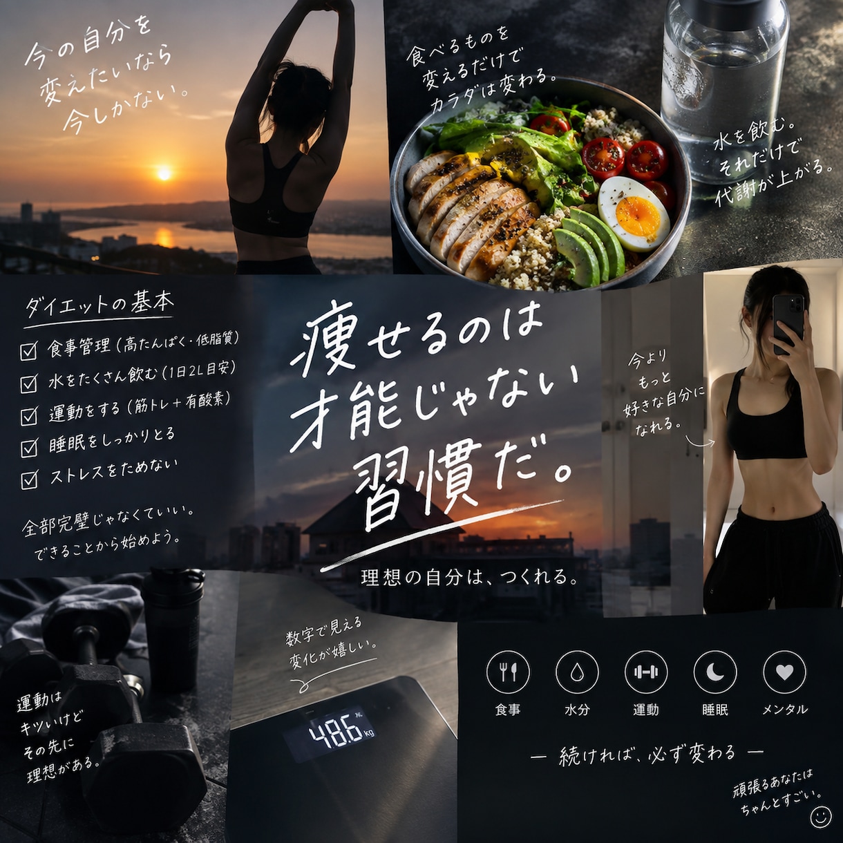 ダイエットのお食事メニューサポートします ダイエットで一番大事なのは運動でも無く食事です！！ イメージ1