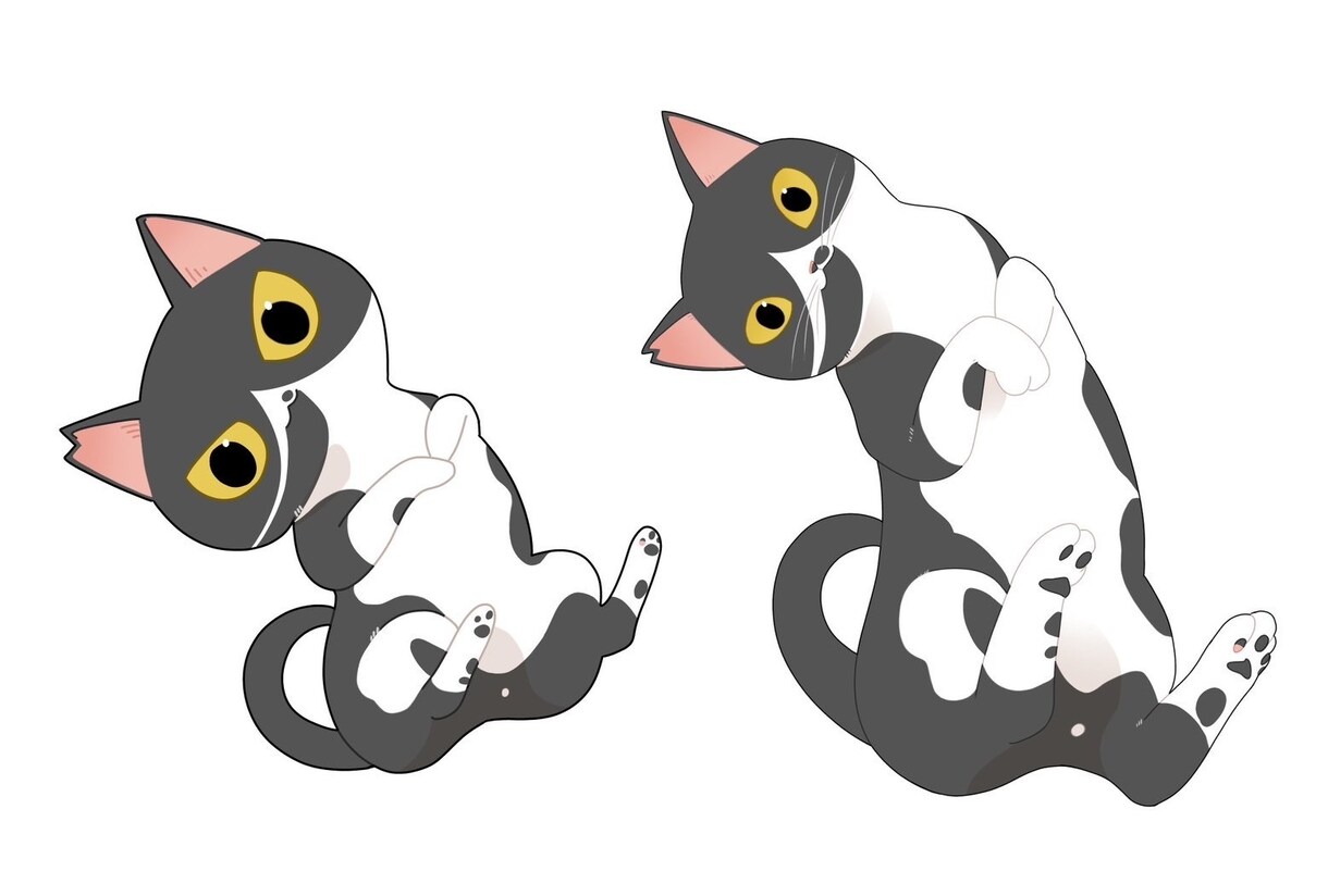 猫ちゃんのイラストお描きします 〜猫ちゃん好きのためのイラスト〜ラフ修正制限なしです イメージ9