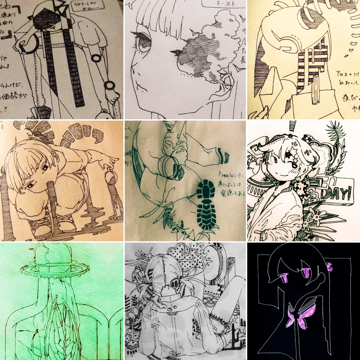 ちょっと個性的なイラストお描きします 一風変わったイラストをご希望の方に！ イメージ6
