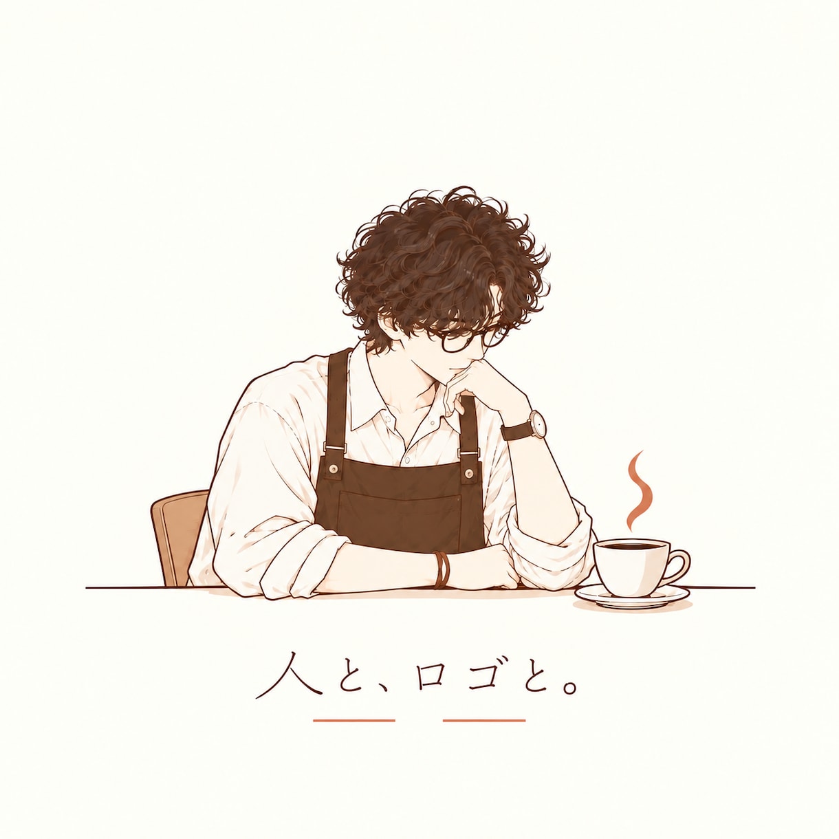人と、ロゴと。想いを込めたロゴ作ります 人物とモノで、世界観までデザインします イメージ1
