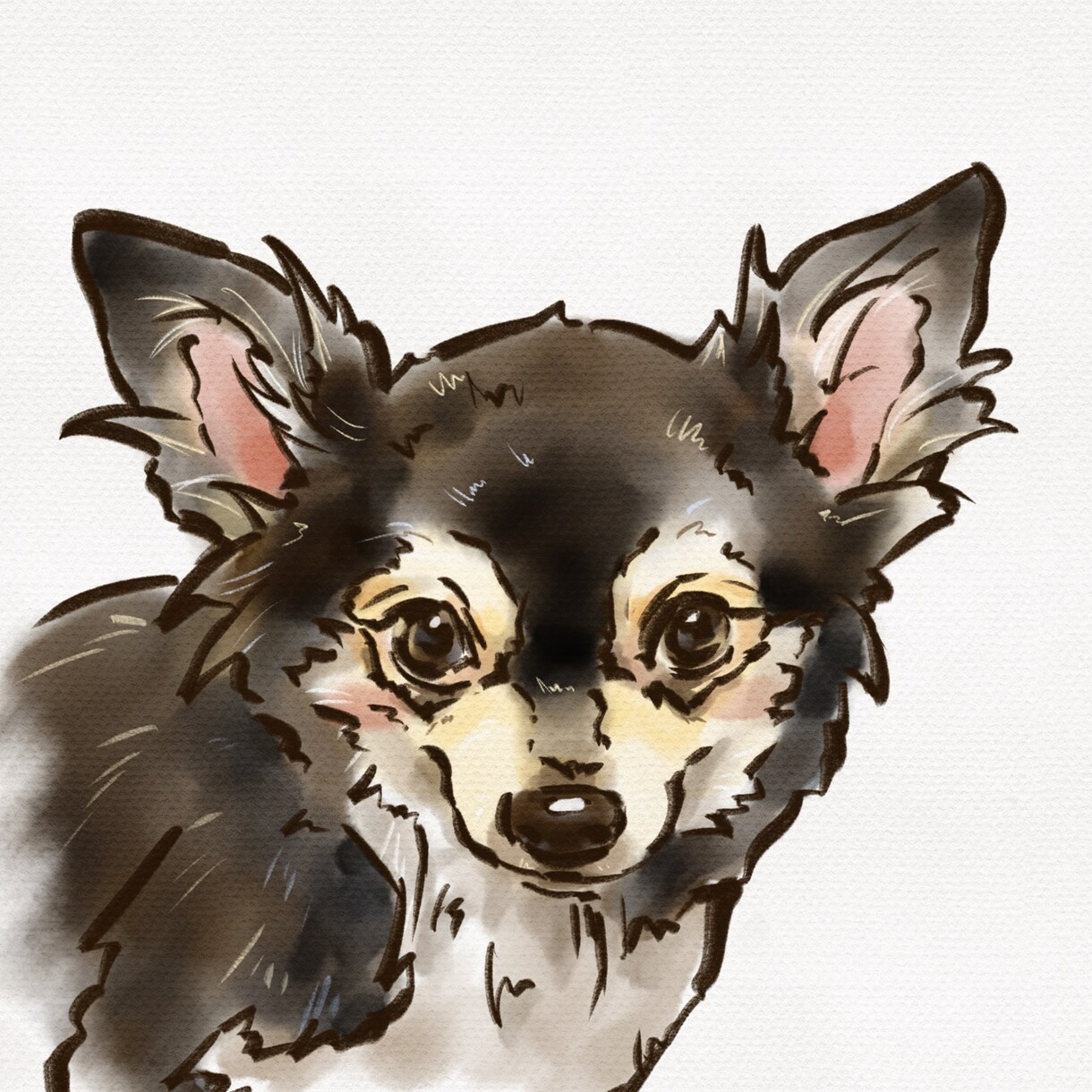 愛犬の似顔絵イラストをお描きします アイコン、鑑賞用、プレゼントに イメージ6