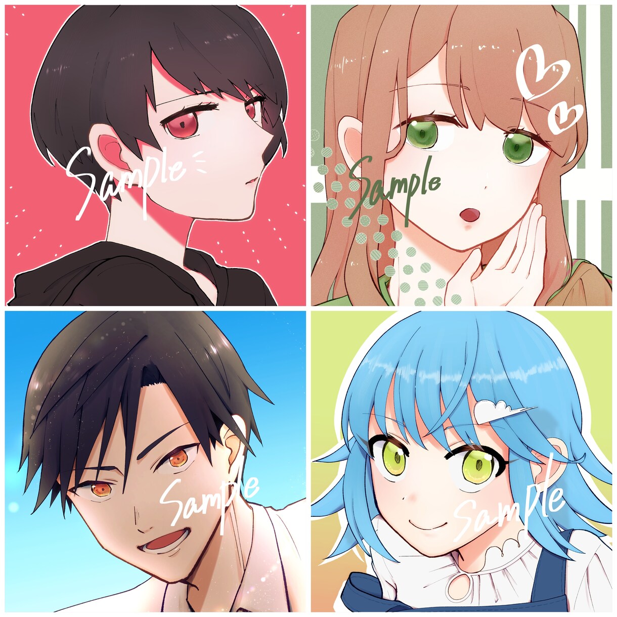 あなただけのかわいいアイコン作成します うるツヤなイラスト、男の子イラストも受注可能です！ イメージ7