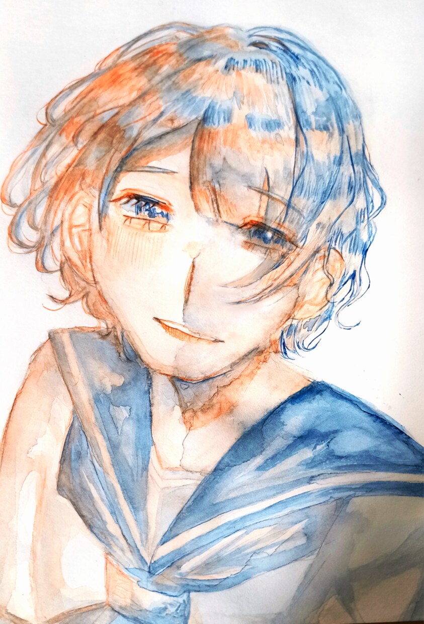お客様1人1人に合わせた水彩画を制作いたします 水彩画ならではの透明感をどうぞ！アイコン/鑑賞用 イメージ1