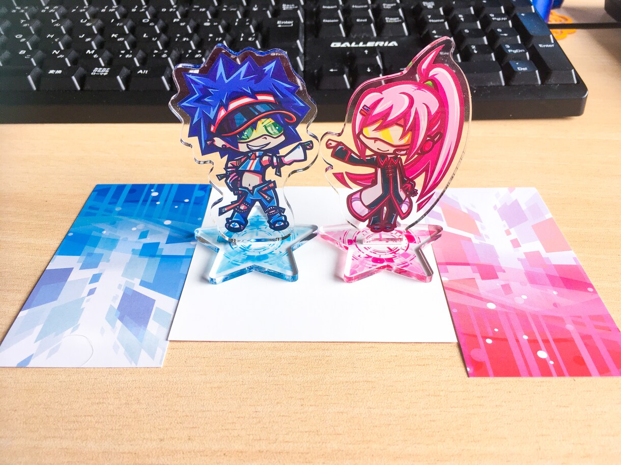 あなたのイラストでアクリルグッズが作れます 【同人・商用可】印刷用のカットパスを作成します イメージ5