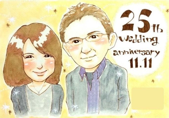 大人数OK！手描きの可愛い似顔絵を描きます 誕生日や記念日、長寿祝いにご家族にプレゼント イメージ2