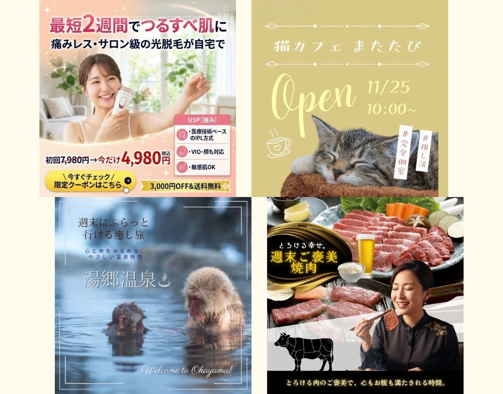 目を惹くバナー制作します 想いを形にするバナーを作ります イメージ3