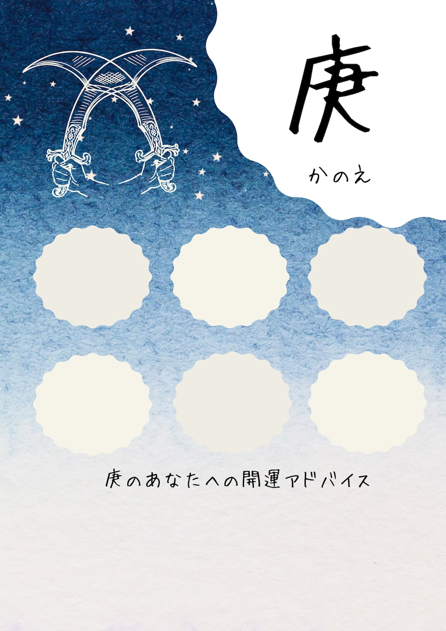 四柱推命（十干）のオリジナル資料作成します 安心感与えるlunaオリジナルデザインのテンプレートです イメージ4