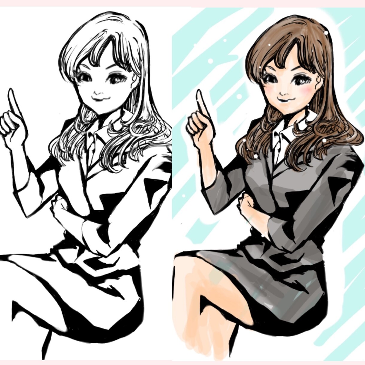 あなたの似顔絵を漫画風に描きます SNSのアイコンなどにどうぞ！！ イメージ3