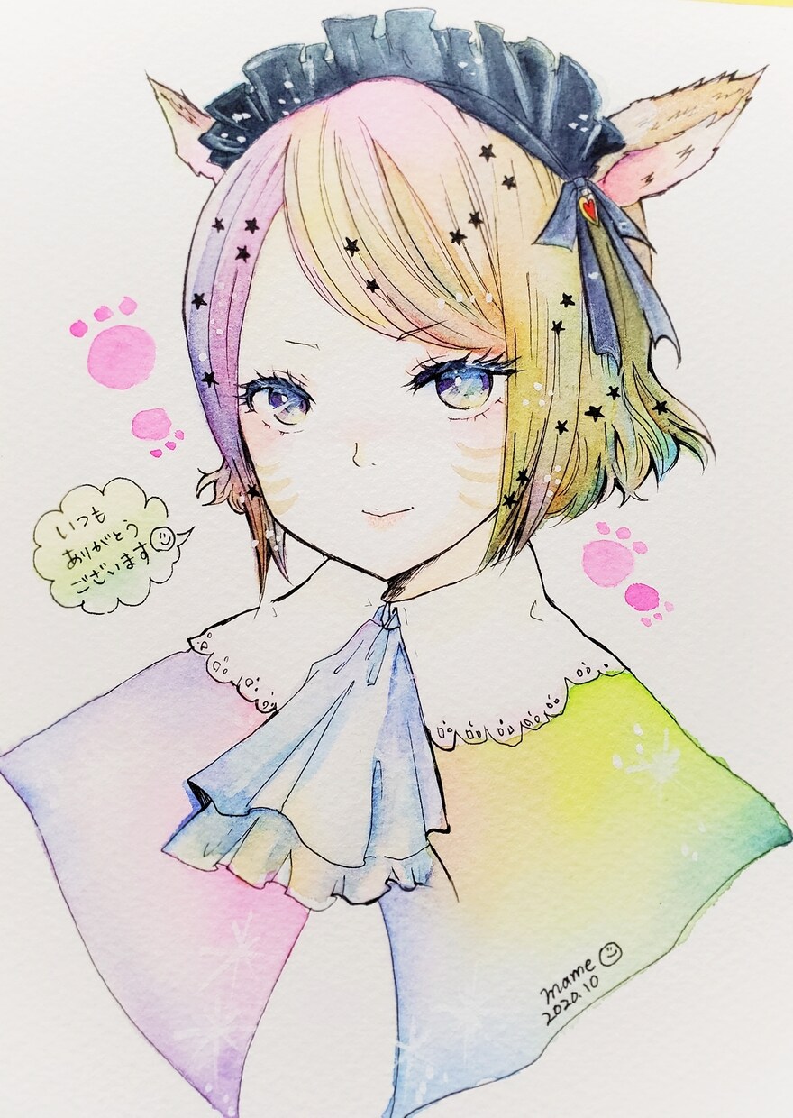 水彩絵の具でアイコン似顔絵作成します ウエルカムボード、イベントポスターなども作成します。 イメージ6