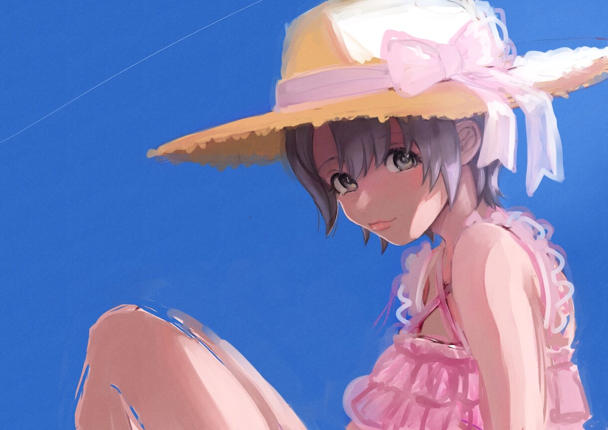 厚塗り系で雰囲気のあるイラスト作成します 光や空気感のあるイラストを作成します イメージ4