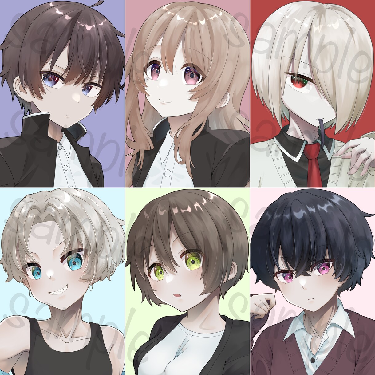 2025年価格改定！【商用〇】胸上イラスト描きます 自作ゲーム、配信用サムネ等でイラストが必要な方へ！ イメージ1