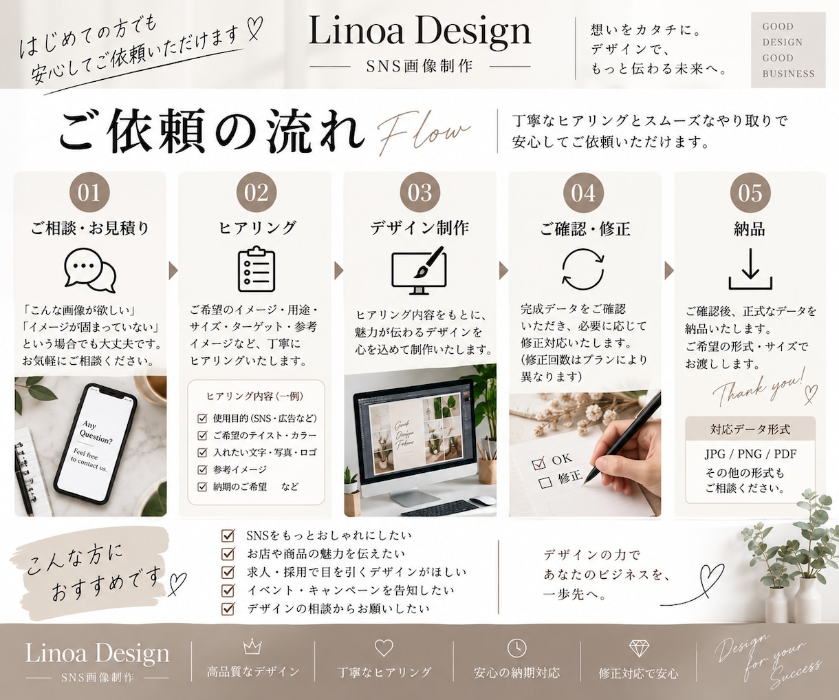 Instagram・SNS画像を制作します 店舗の魅力が伝わる、おしゃれなSNS画像を制作 イメージ4
