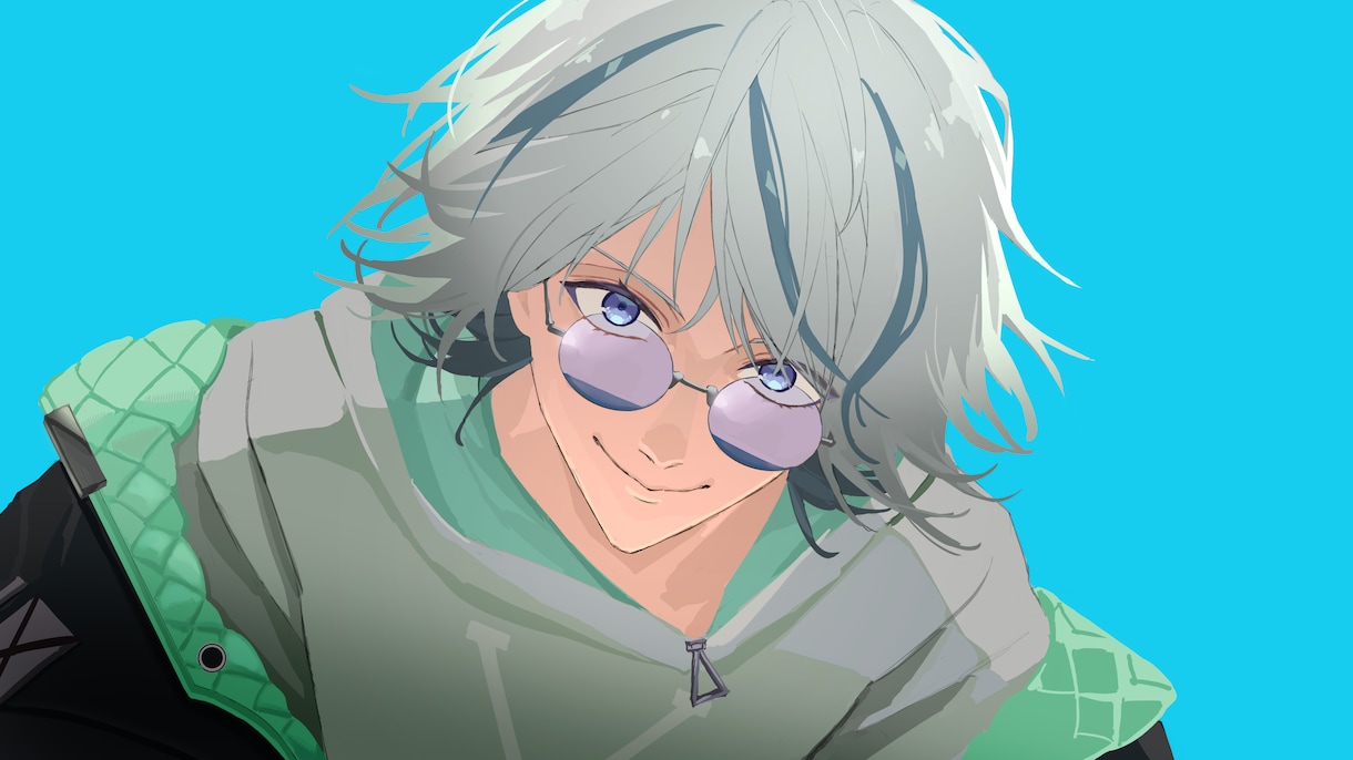 クールなMVイラスト描きます 丸投げOKです。構図考案から完成まで丁寧にお手伝いします。 イメージ7