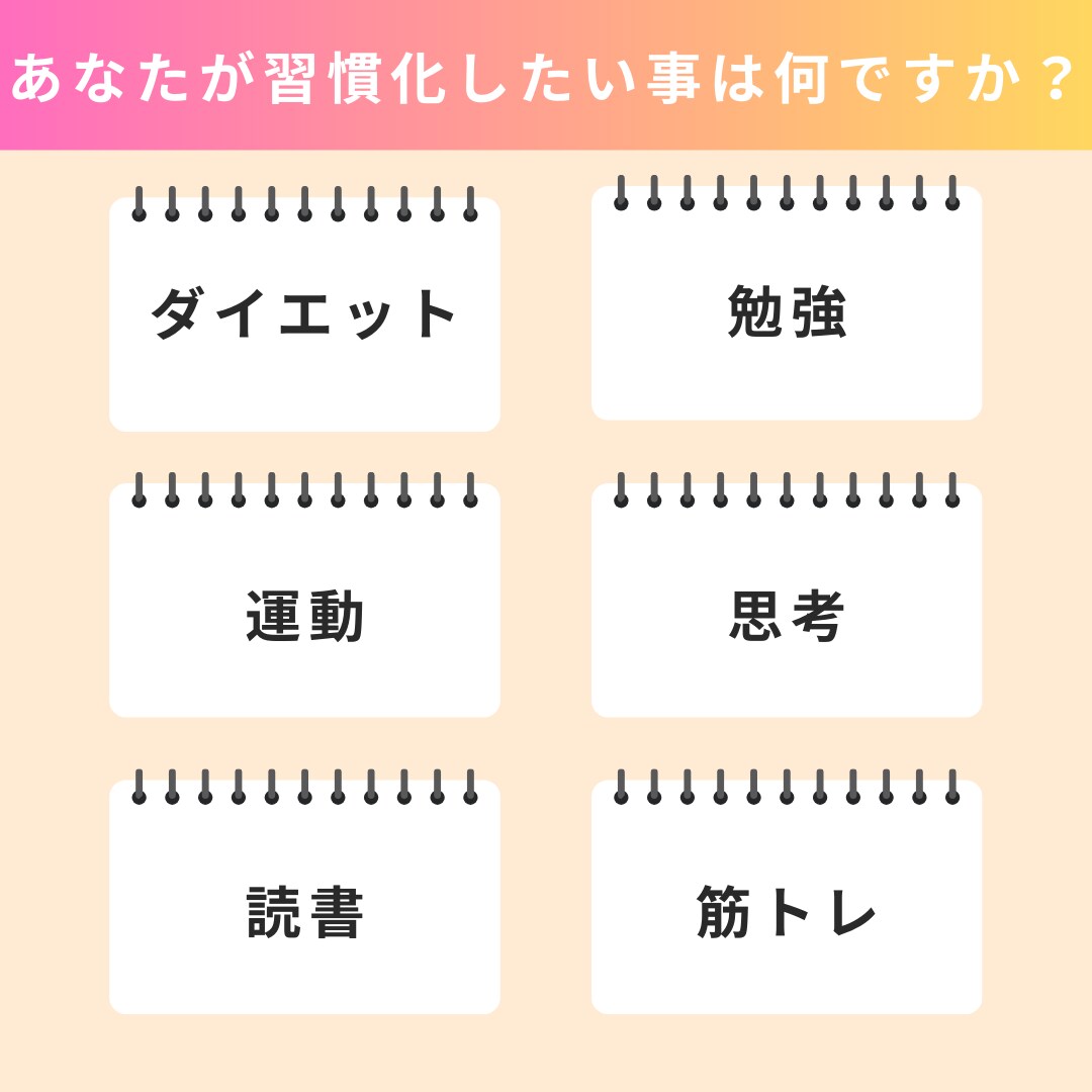 お試し7日間★コーチングで習慣化を支援します 三日坊主はさようなら！習慣化で本来の自分を手に入れよう！ イメージ2