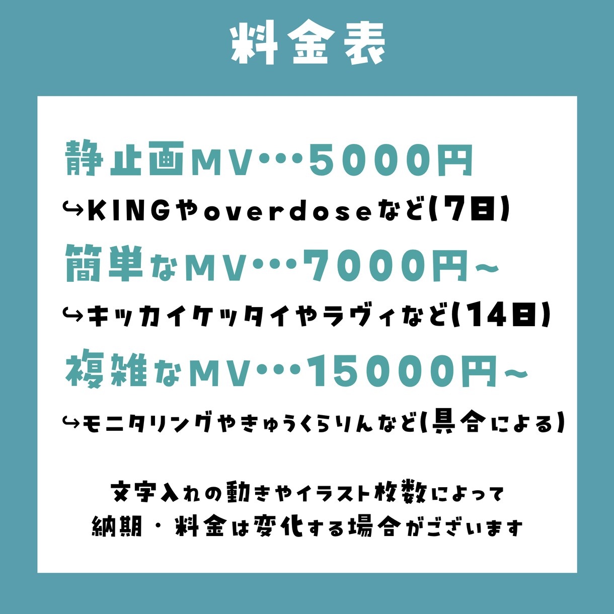 歌みた・ボカロ等をイラスト込みで制作いたします 歌ってみた・ボカロ等を安くお届けいたします！ イメージ2