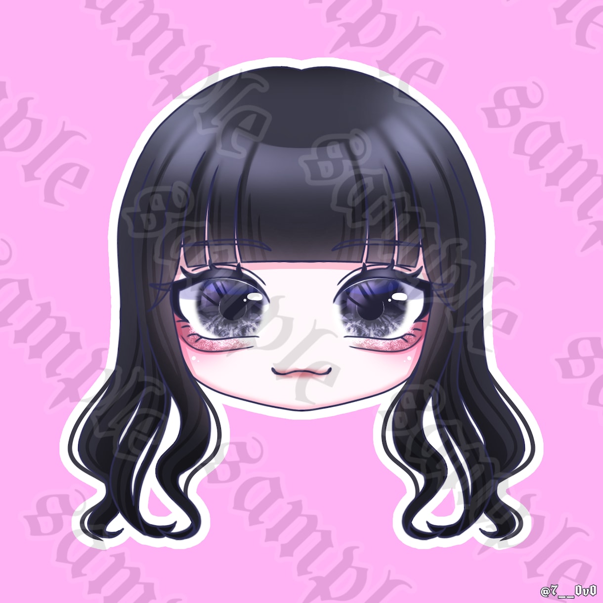 スタンプにも!!顔のみアイコン描きます コテキャラ様のデフォルメイラスト描かせてください！ イメージ9