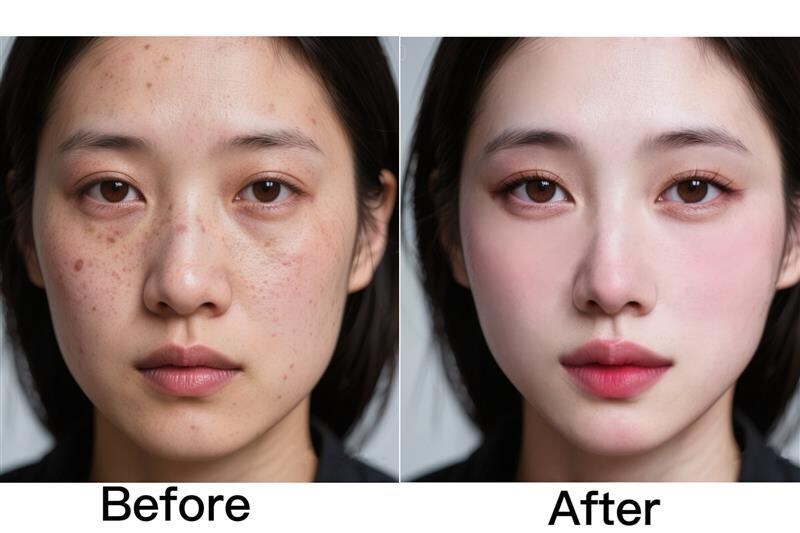 地味写真が韓国風美女に変身♡韓国SNS風加工します ♡誰でも韓国風美女になれる加工術 イメージ1