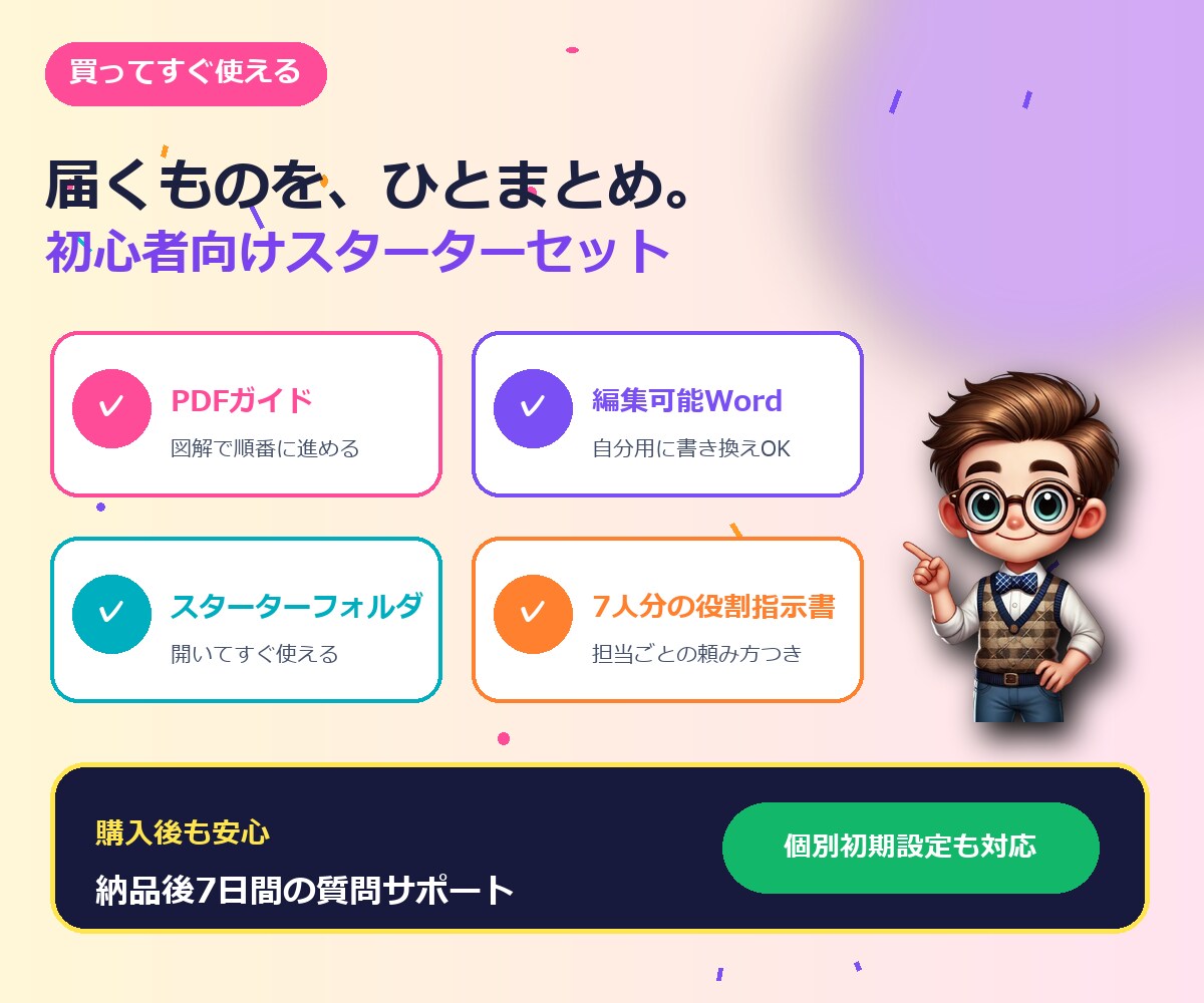 ClaudeCodeで会社を自動化する手順教えます 初心者OK。指示1回でAI社員7人が動き出す。 イメージ7