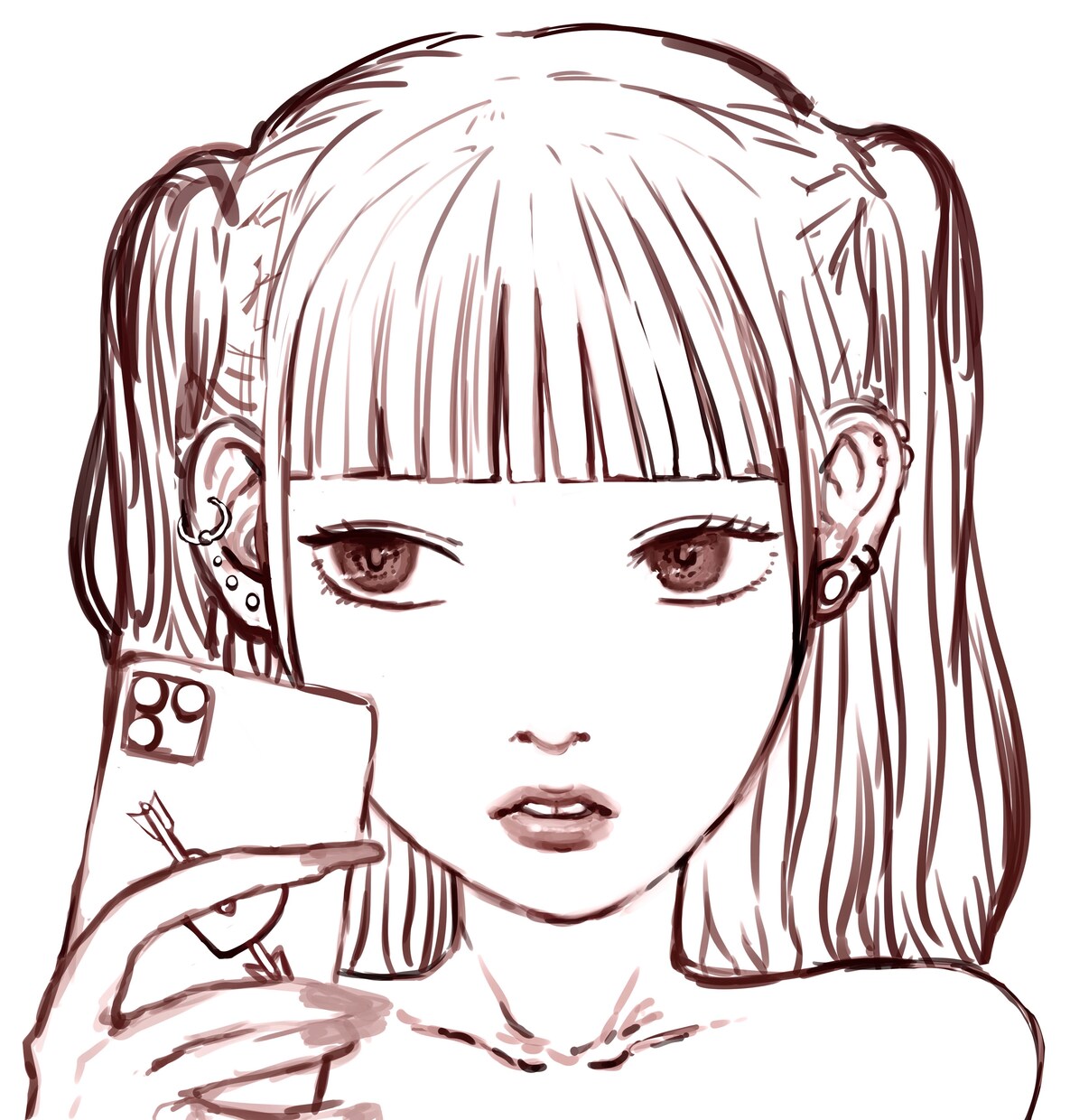 SNSイラストアイコン依頼お受けします かわいい女の子のイラストなら私に任せて下さい イメージ4