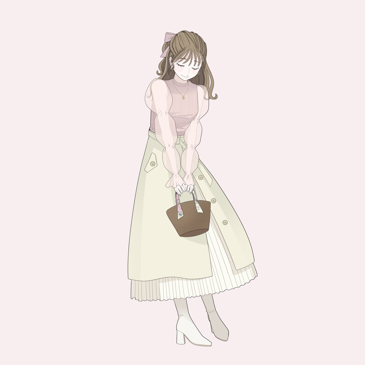 限定半額✿ 魅力的なファッションイラストを描きます フォロワー数23万人ファッションブログで連載中 イメージ7