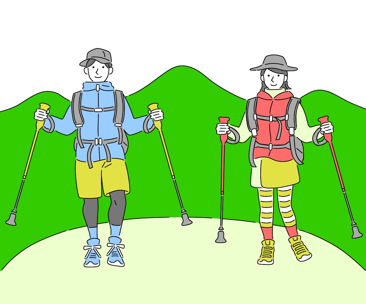 スポーツ・アウトドア系のベクターイラスト描きます シンプルでポップなベクターイラスト イメージ4